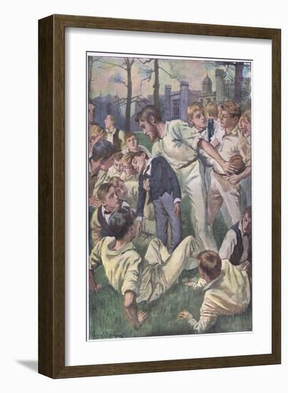 Old Brooke Picks Him Up-Harold Copping-Framed Giclee Print