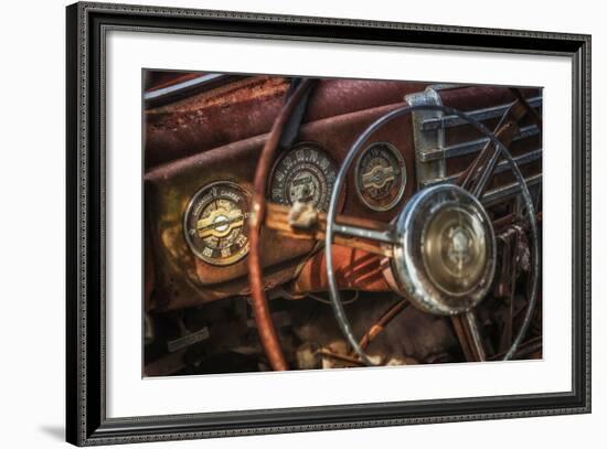Old Buick Eight Dashboard-Stephen Arens-Framed Photographic Print