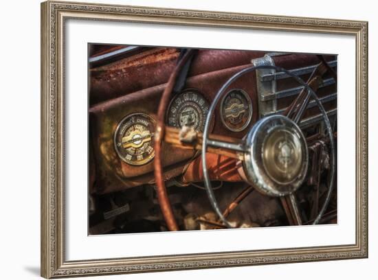 Old Buick Eight Dashboard-Stephen Arens-Framed Photographic Print