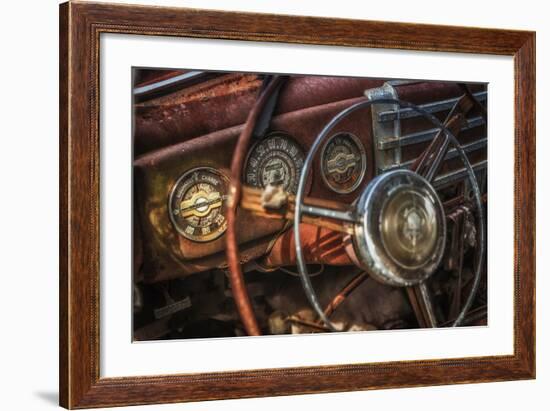 Old Buick Eight Dashboard-Stephen Arens-Framed Photographic Print