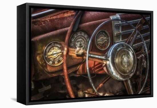 Old Buick Eight Dashboard-Stephen Arens-Framed Premier Image Canvas