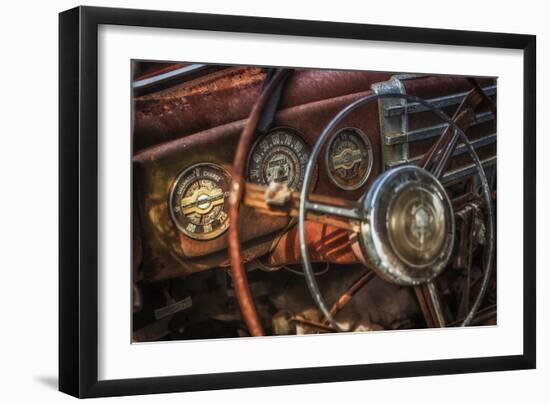 Old Buick Eight Dashboard-Stephen Arens-Framed Photographic Print