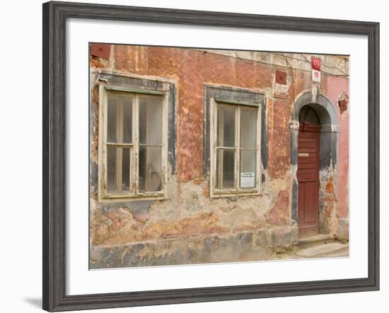 Old Building, Ceske Budejovice, Czech Republic-Russell Young-Framed Photographic Print