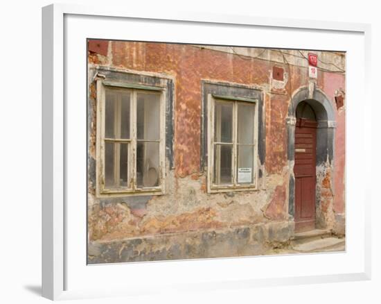 Old Building, Ceske Budejovice, Czech Republic-Russell Young-Framed Photographic Print