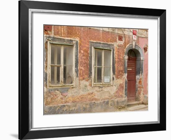 Old Building, Ceske Budejovice, Czech Republic-Russell Young-Framed Photographic Print