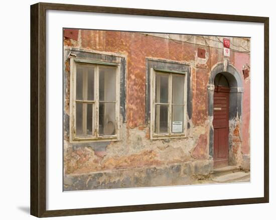 Old Building, Ceske Budejovice, Czech Republic-Russell Young-Framed Photographic Print