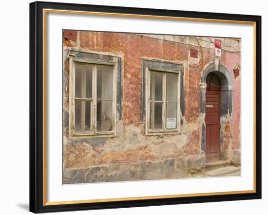 Old Building, Ceske Budejovice, Czech Republic-Russell Young-Framed Photographic Print