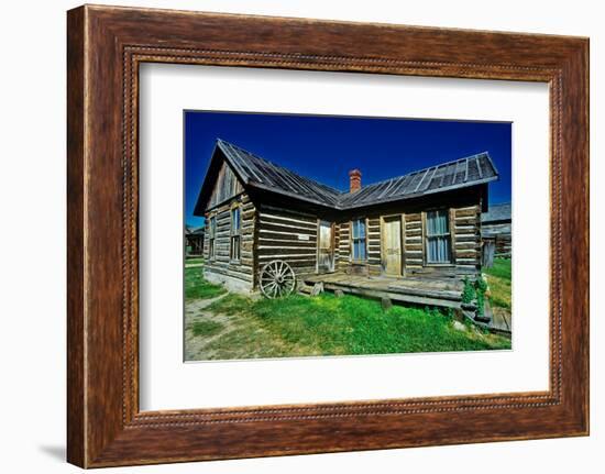 Old building in Ghost Town near Virginia City, MT-null-Framed Photographic Print