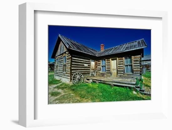 Old building in Ghost Town near Virginia City, MT-null-Framed Photographic Print