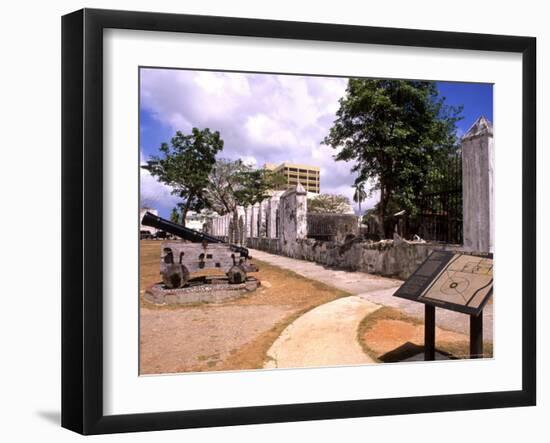 Old Buildings at Plaza de Espana, Hagatna City, Guam, USA-Bill Bachmann-Framed Photographic Print