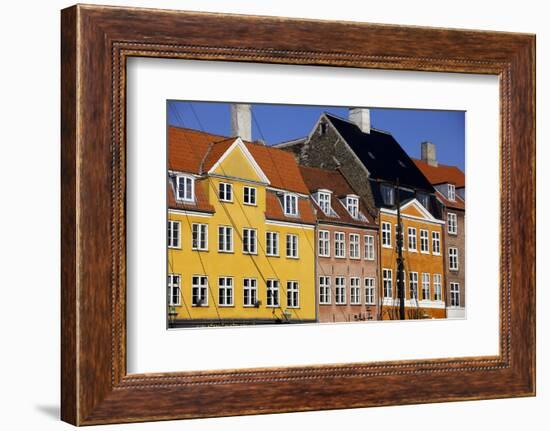 Old Buildings in Famous Nyhavn Harbour Area of Copenhagen, Denmark, Scandinavia, Europe-Simon Montgomery-Framed Photographic Print