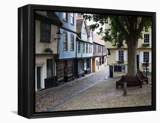 Old Buildings on Elm Hill, Norwich, Norfolk, England, United Kingdom, Europe-Mark Sunderland-Framed Premier Image Canvas