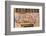 Old Cairo, Cairo, Egypt. Carved decoration on a weathered antique door.-Emily Wilson-Framed Photographic Print