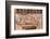 Old Cairo, Cairo, Egypt. Carved decoration on a weathered antique door.-Emily Wilson-Framed Photographic Print