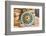 Old Cairo, Cairo, Egypt. Wooden cart wheel and floor tiles in an alley in Cairo.-Emily Wilson-Framed Photographic Print