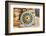 Old Cairo, Cairo, Egypt. Wooden cart wheel and floor tiles in an alley in Cairo.-Emily Wilson-Framed Photographic Print