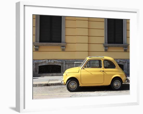 Old Car, Fiat 500, Italy, Europe-Vincenzo Lombardo-Framed Photographic Print