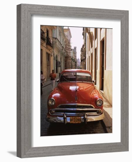 Old Car, Havana, Cuba, West Indies, Central America-Colin Brynn-Framed Photographic Print