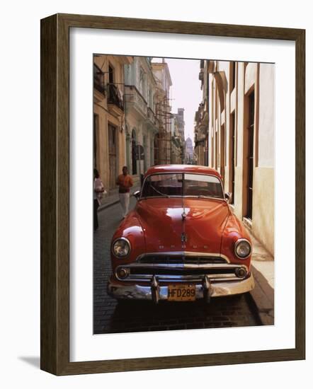 Old Car, Havana, Cuba, West Indies, Central America-Colin Brynn-Framed Photographic Print