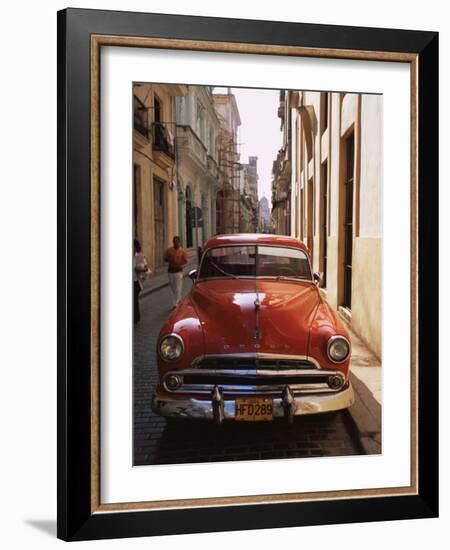 Old Car, Havana, Cuba, West Indies, Central America-Colin Brynn-Framed Photographic Print