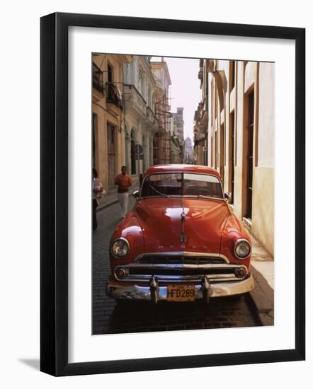 Old Car, Havana, Cuba, West Indies, Central America-Colin Brynn-Framed Photographic Print