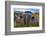 Old Car Rusting Away in a Ghost Town, Bodie, California-George Oze-Framed Photographic Print