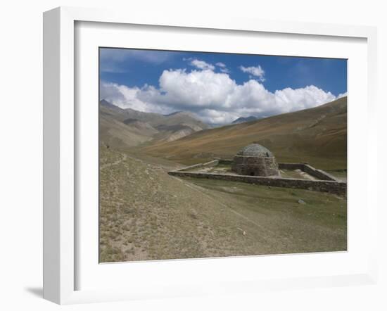 Old Caravanserai Tash Rabat Along the Old Silk Road, Torugart Pass, Kyrgyzstan, Central Asia-Michael Runkel-Framed Photographic Print