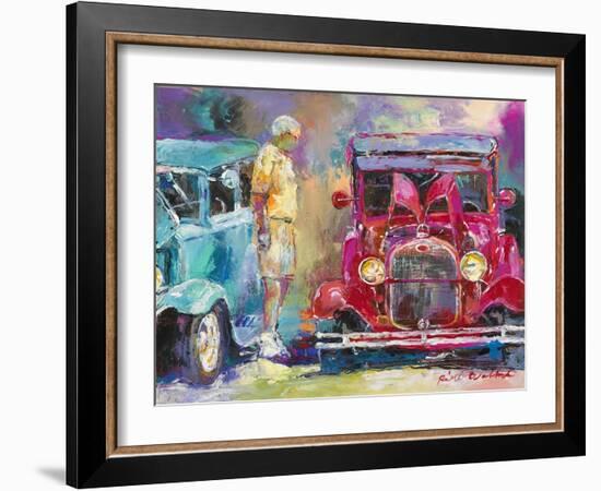 Old Cars-Richard Wallich-Framed Giclee Print