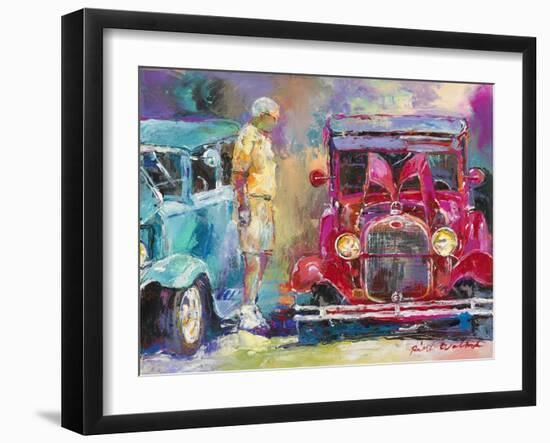 Old Cars-Richard Wallich-Framed Giclee Print