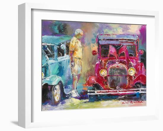 Old Cars-Richard Wallich-Framed Giclee Print