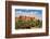 Old castle at foot of Atlas Mountains built with red mudbrick in the ksar of Ait Ben Haddou-Roberto Moiola-Framed Photographic Print