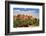 Old castle at foot of Atlas Mountains built with red mudbrick in the ksar of Ait Ben Haddou-Roberto Moiola-Framed Photographic Print