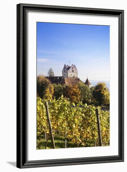 Old Castle in Autumn, Meersburg, Lake Constance (Bodensee), Baden Wurttemberg, Germany, Europe-Markus Lange-Framed Photographic Print