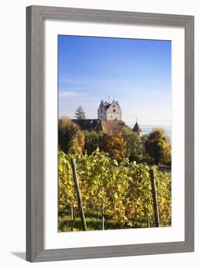 Old Castle in Autumn, Meersburg, Lake Constance (Bodensee), Baden Wurttemberg, Germany, Europe-Markus Lange-Framed Photographic Print