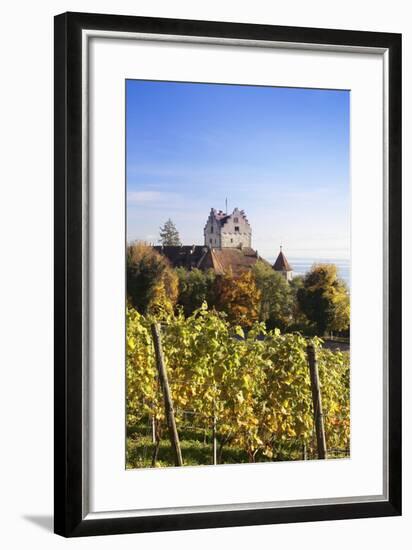 Old Castle in Autumn, Meersburg, Lake Constance (Bodensee), Baden Wurttemberg, Germany, Europe-Markus Lange-Framed Photographic Print