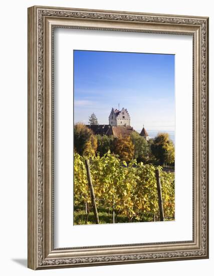 Old Castle in Autumn, Meersburg, Lake Constance (Bodensee), Baden Wurttemberg, Germany, Europe-Markus Lange-Framed Photographic Print