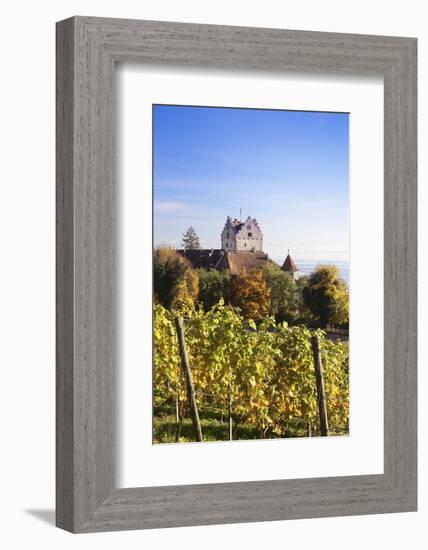 Old Castle in Autumn, Meersburg, Lake Constance (Bodensee), Baden Wurttemberg, Germany, Europe-Markus Lange-Framed Photographic Print