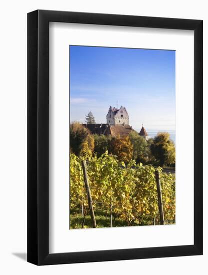 Old Castle in Autumn, Meersburg, Lake Constance (Bodensee), Baden Wurttemberg, Germany, Europe-Markus Lange-Framed Photographic Print
