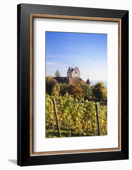 Old Castle in Autumn, Meersburg, Lake Constance (Bodensee), Baden Wurttemberg, Germany, Europe-Markus Lange-Framed Photographic Print