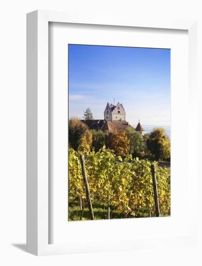 Old Castle in Autumn, Meersburg, Lake Constance (Bodensee), Baden Wurttemberg, Germany, Europe-Markus Lange-Framed Photographic Print