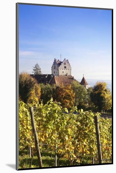 Old Castle in Autumn, Meersburg, Lake Constance (Bodensee), Baden Wurttemberg, Germany, Europe-Markus Lange-Mounted Photographic Print