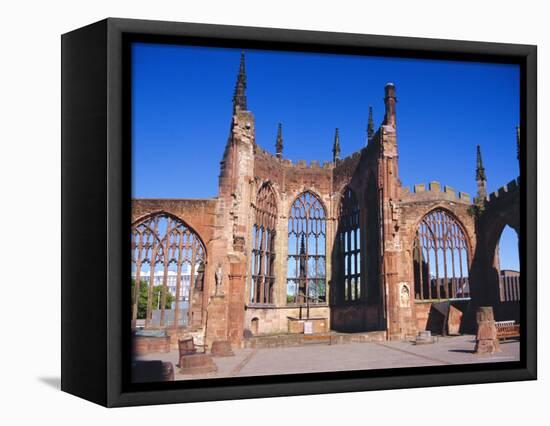 Old Cathedral (Bombed in 2nd World War), Coventry, Warwickshire, UK-David Hughes-Framed Premier Image Canvas