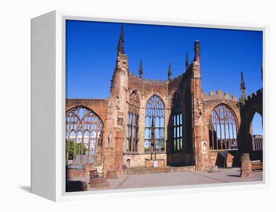 Old Cathedral (Bombed in 2nd World War), Coventry, Warwickshire, UK-David Hughes-Framed Premier Image Canvas