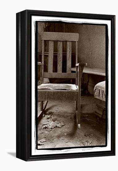 Old Chair, Bodie California-Steve Gadomski-Framed Premier Image Canvas