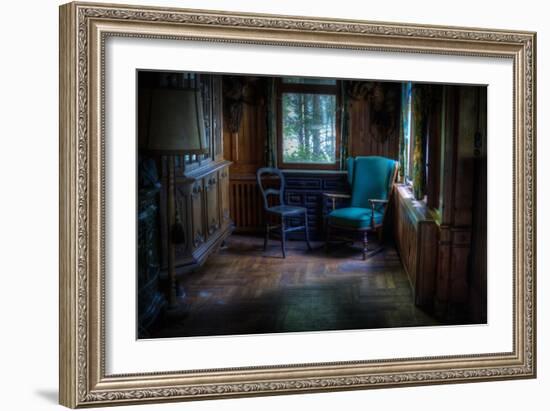 Old Chairs in Room-Nathan Wright-Framed Photographic Print