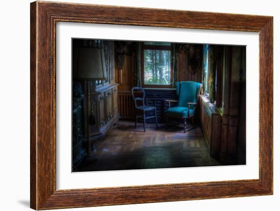 Old Chairs in Room-Nathan Wright-Framed Photographic Print