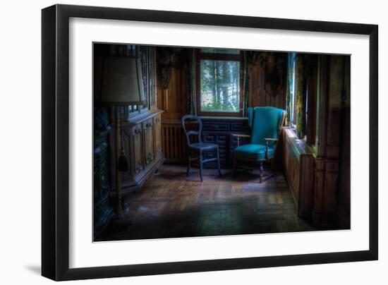 Old Chairs in Room-Nathan Wright-Framed Photographic Print