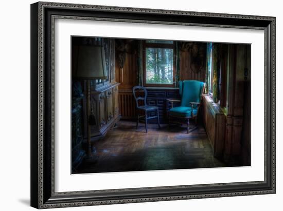 Old Chairs in Room-Nathan Wright-Framed Photographic Print