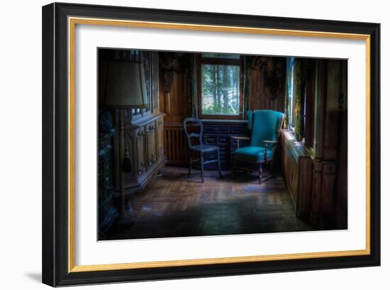 Old Chairs in Room-Nathan Wright-Framed Photographic Print