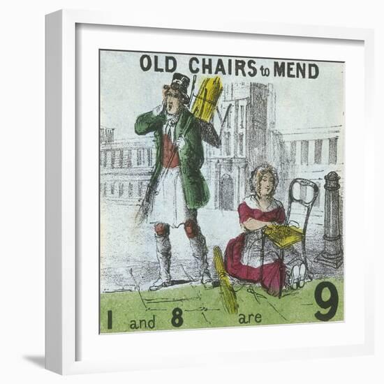 Old Chairs to Mend, Cries of London, C1840-TH Jones-Framed Giclee Print